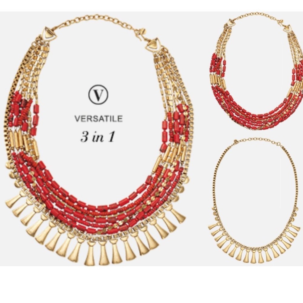 Stella & Dot 3-in-1 Bliss Statement Necklace